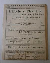 Si J'Etais Jardinier / Poesie de Roger Miles, Musique de C. Chaminade