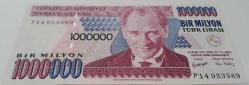 7.EMİSYON 3.TİP P14 TAKIM AYAĞI 1.000.000 TÜRK LİRASI P14953569 ÇİL ÇOK NADİR 2024 KATALOK DEĞERİ;3.500 DOLAR