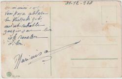 Yılbaşı Temalı Kart 1933 - BR Nr. 9708 - Arka Yüzü Yazılı