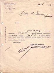 1932 TARİHLİ OSMANLI BANKASI EVRAĞI (PARMA)...
