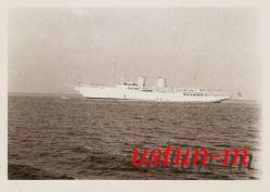 SAVARONA GEMİSİ MARMARA'DA ESKİ ORİJİNAL FOTOĞRAF...