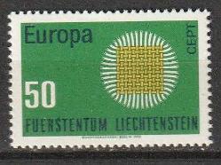 EU.234 1970 EUROPA CEPT LIECHTENSTEIN MNH
