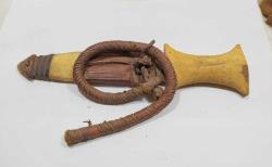 K111-----ESKİ TAMİR GÖRMÜŞ ARAP HANÇERİ