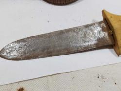 K111-----ESKİ TAMİR GÖRMÜŞ ARAP HANÇERİ