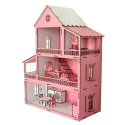 Barbie Bebek Evi 60 Cm 14 Parca Oyun Esyasi Ile Birlikte De Monte Antika Ve Koleksiyon Kitantik