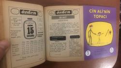15 Ekim 1980 hediyelik orijinal Özden takvim yaprağı (Cin Ali kitabı hediyeli:)