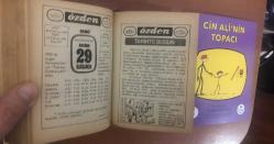 29 Ekim 1980 hediyelik orijinal Özden takvim yaprağı (Cin Ali kitabı hediyeli:)