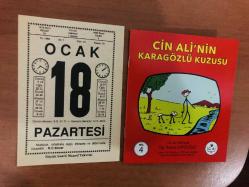 18 Ocak 1993 orijinal Saatli Maarif takvim yaprağı (Cin Ali kitabı hediyeli:)