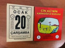 20 Ocak 1993 orijinal Saatli Maarif takvim yaprağı (Cin Ali kitabı hediyeli:)