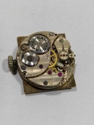 S13------İSVİÇRE LONAR MARKA KURMALI KADIN SAATİ-ÇALIŞIYOR CAMI YOK