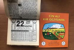 22 Mart 1999 orijinal Türkiye gazetesi takvim yaprağı (Cin Ali kitabı hediyeli :)