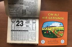23 Mart 1999 orijinal Türkiye gazetesi takvim yaprağı (Cin Ali kitabı hediyeli :)