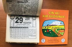 29 Mart 1999 orijinal Türkiye gazetesi takvim yaprağı (Cin Ali kitabı hediyeli :)