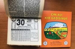 30 Mart 1999 orijinal Türkiye gazetesi takvim yaprağı (Cin Ali kitabı hediyeli :)