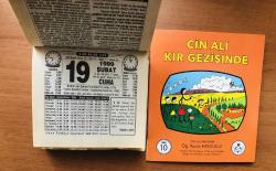 19 Şubat 1999 orijinal Türkiye gazetesi takvim yaprağı (Cin Ali kitabı hediyeli :)