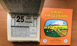 25 Şubat 1999 orijinal Türkiye gazetesi takvim yaprağı (Cin Ali kitabı hediyeli :)
