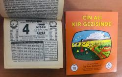 4 Nisan 1999 orijinal Türkiye gazetesi takvim yaprağı (Cin Ali kitabı hediyeli :)