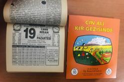 19 Nisan 1999 orijinal Türkiye gazetesi takvim yaprağı (Cin Ali kitabı hediyeli :)