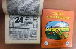 24 Nisan 1999 orijinal Türkiye gazetesi takvim yaprağı (Cin Ali kitabı hediyeli :)
