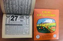 27 Nisan 1999 orijinal Türkiye gazetesi takvim yaprağı (Cin Ali kitabı hediyeli :)