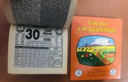30 Nisan 1999 orijinal Türkiye gazetesi takvim yaprağı (Cin Ali kitabı hediyeli :)