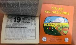 19 Ağustos 1999 orijinal Türkiye gazetesi takvim yaprağı (Cin Ali kitabı hediyeli :)