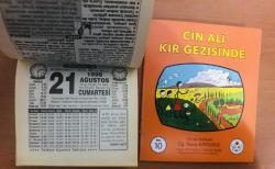 21 Ağustos 1999 orijinal Türkiye gazetesi takvim yaprağı (Cin Ali kitabı hediyeli :)