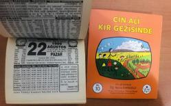 22 Ağustos 1999 orijinal Türkiye gazetesi takvim yaprağı (Cin Ali kitabı hediyeli :)