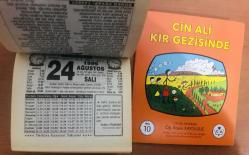 23 Ağustos 1999 orijinal Türkiye gazetesi takvim yaprağı (Cin Ali kitabı hediyeli :)