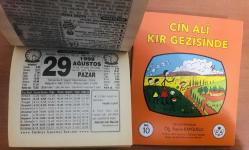 29 Ağustos 1999 orijinal Türkiye gazetesi takvim yaprağı (Cin Ali kitabı hediyeli :)
