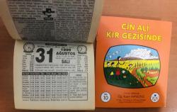 31 Ağustos 1999 orijinal Türkiye gazetesi takvim yaprağı (Cin Ali kitabı hediyeli :)