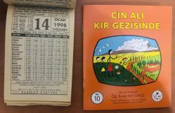 14 Ocak 1998 hediyelik orijinal Fazilet takvim yaprağı (Cin Ali kitabı hediyeli:)