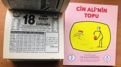 18 Şubat 1998 orijinal Türkiye gazetesi takvim yaprağı (Cin Ali kitabı hediyeli :)