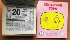 20 Şubat 1998 orijinal Türkiye gazetesi takvim yaprağı (Cin Ali kitabı hediyeli :)