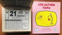21 Şubat 1998 orijinal Türkiye gazetesi takvim yaprağı (Cin Ali kitabı hediyeli :)