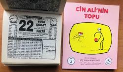 22 Şubat 1998 orijinal Türkiye gazetesi takvim yaprağı (Cin Ali kitabı hediyeli :)