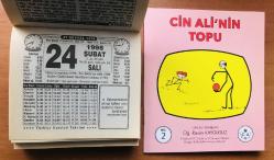 24 Şubat 1998 orijinal Türkiye gazetesi takvim yaprağı (Cin Ali kitabı hediyeli :)