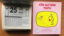 25 Ocak 1998 orijinal Türkiye gazetesi takvim yaprağı (Cin Ali kitabı hediyeli :)