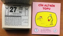 27 Ocak 1998 orijinal Türkiye gazetesi takvim yaprağı (Cin Ali kitabı hediyeli :)
