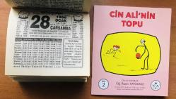 28 Ocak 1998 orijinal Türkiye gazetesi takvim yaprağı (Cin Ali kitabı hediyeli :)