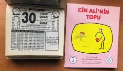 30 Ocak 1998 orijinal Türkiye gazetesi takvim yaprağı (Cin Ali kitabı hediyeli :)