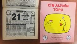 21 Haziran 1998 orijinal Türkiye gazetesi takvim yaprağı (Cin Ali kitabı hediyeli :)