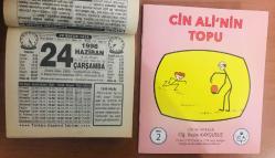 24 Haziran 1998 orijinal Türkiye gazetesi takvim yaprağı (Cin Ali kitabı hediyeli :)