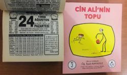 24 Ağustos 1998 orijinal Türkiye gazetesi takvim yaprağı (Cin Ali kitabı hediyeli :)