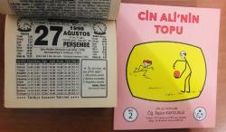 27 Ağustos 1998 orijinal Türkiye gazetesi takvim yaprağı (Cin Ali kitabı hediyeli :)
