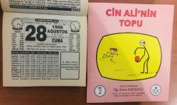 28 Ağustos 1998 orijinal Türkiye gazetesi takvim yaprağı (Cin Ali kitabı hediyeli :)