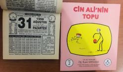31 Ağustos 1998 orijinal Türkiye gazetesi takvim yaprağı (Cin Ali kitabı hediyeli :)