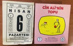 6 Nisan 1998 orijinal Saatli Maarif takvim yaprağı (Cin Ali kitabı hediyeli :)