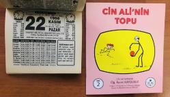 22 Kasım 1998 orijinal Türkiye gazetesi takvim yaprağı (Cin Ali kitabı hediyeli :)