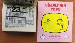 23 Kasım 1998 orijinal Türkiye gazetesi takvim yaprağı (Cin Ali kitabı hediyeli :)